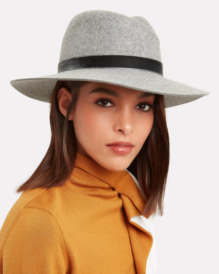 Rag And Bone Rag & Bone Zoe Grey Fedora Grey 1size