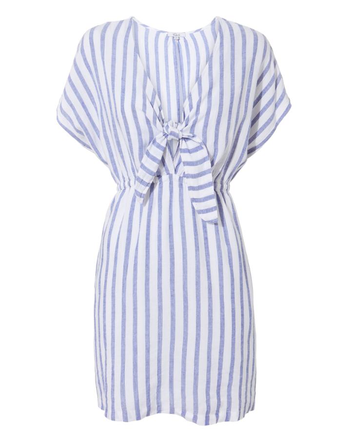 Rails Charlotte Tie-front Dress Blue-lt S