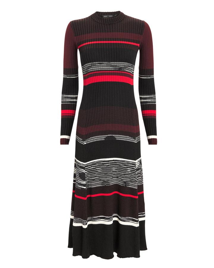 Proenza Schouler Space Dye Knit Dress Multi P