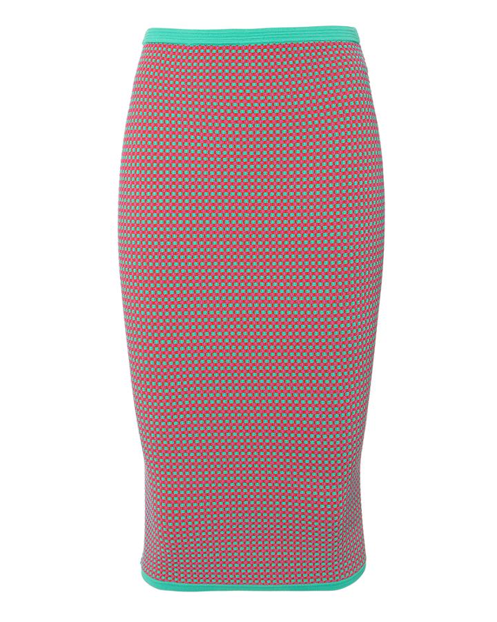 Diane Von Furstenberg Jacquard Pencil Skirt Multi P