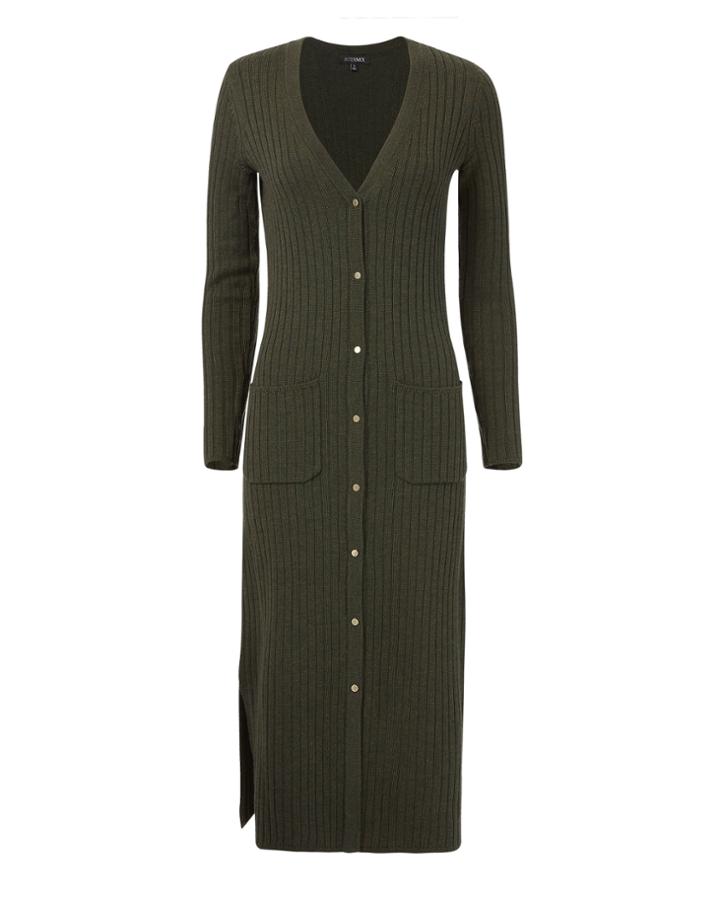 Exclusive For Intermix Intermix Roland Emerald Duster Cardigan Emerald S