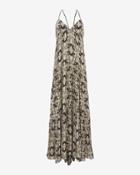 L'agence Grace Printed Maxi Dress