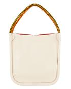 Proenza Schouler Lux Rope Handle L Tote White Leather/black/red 1size