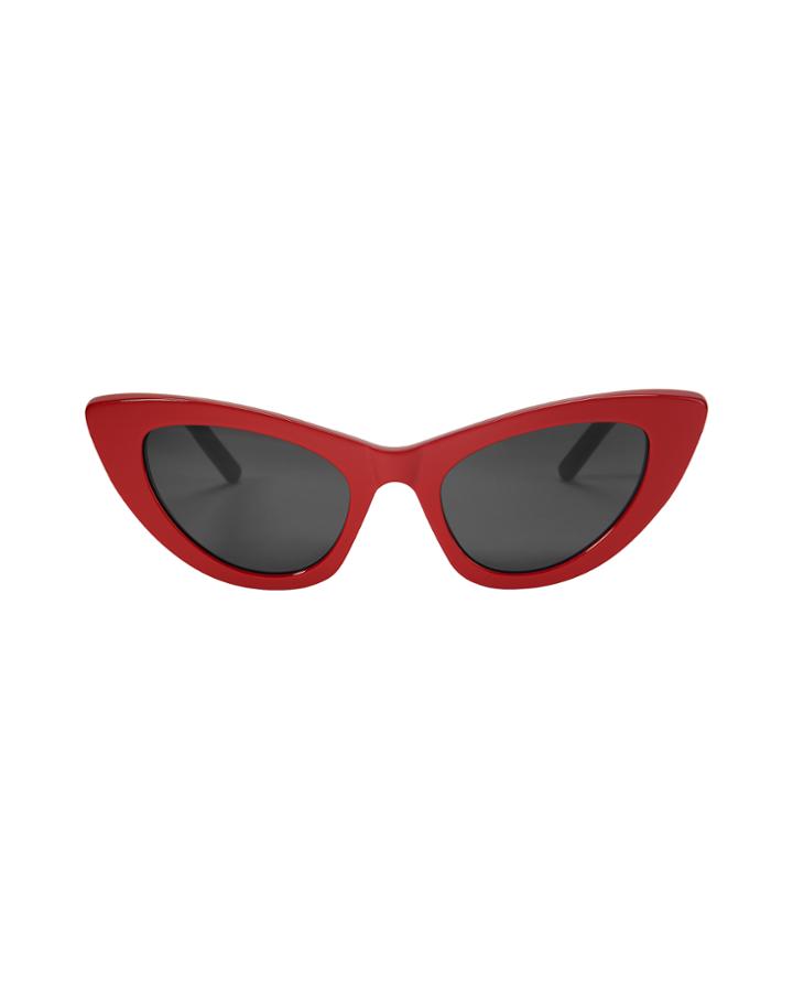 Saint Laurent Lily Cat Eye Sunglasses Red 1size
