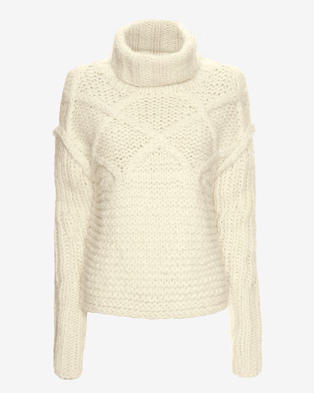 Apiece Apart Fisherman Stitch Sweater