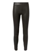 L'agence Leather Pull-on Pants Black S