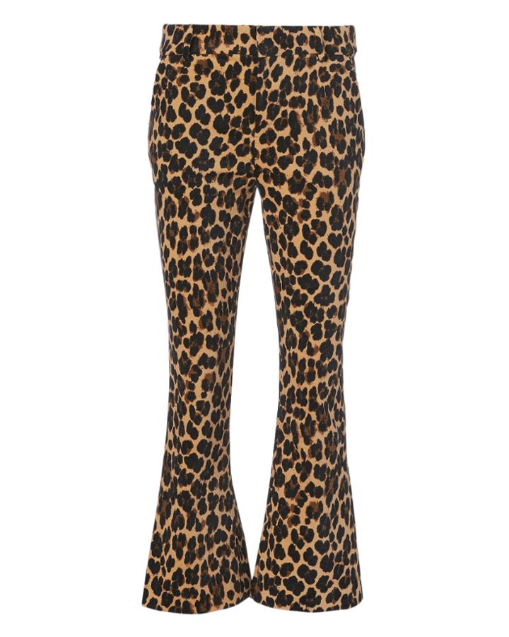 Frame Cheetah Flare Pants
