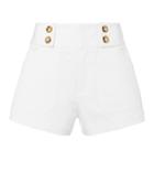 Derek Lam 10 Crosby White Denim Sailor Shorts White 00