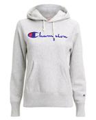 Champion Premium Reverse Weave Hoodie Grey L