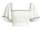Clube Bossa Ratina Embroidered Top White M
