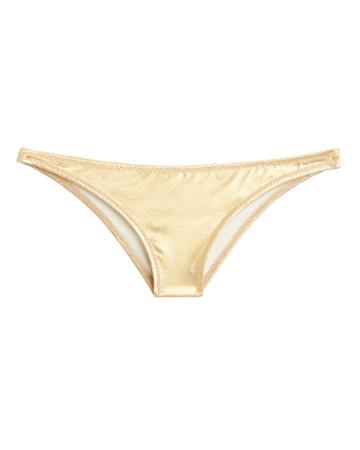 Solid & Striped Rachel Gold Bikini Bottom Gold M