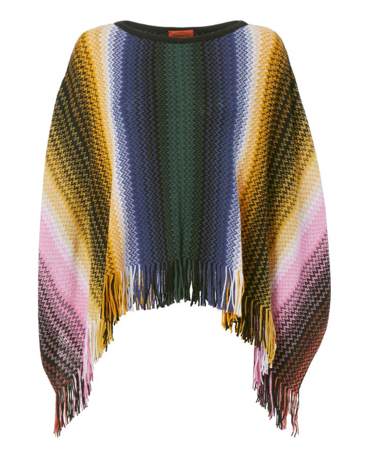 Missoni Multi-stripe Poncho