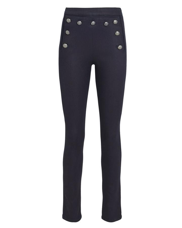 Veronica Beard Jane Sailor Trousers Denim-drk 26