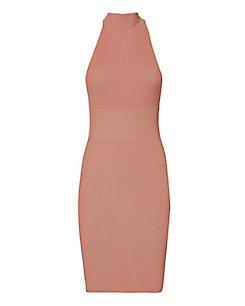 Ronny Kobo Fairuzaline Mock Neck Dress