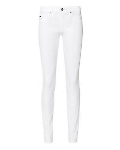 Ag The Stilt Cigarette Leg White Jeans