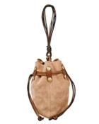 Marni Bindle Brown Suede Pouch Bag Brown 1size