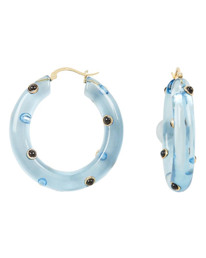 Lizzie Fortunato Roman Sky Hoops Blue/black 1size