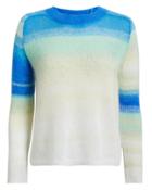 Parrish Sophie Aqua Ombr Sweater Aqua/ivory S