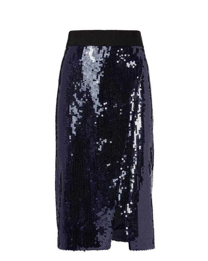 Victoria Victoria Beckham Victoria, Victoria Beckham Navy Sequin Skirt Navy 6