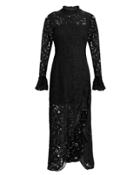 Alexis Fala Lace Midi Dress Black S