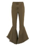 Cinq  Sept Wysteria Cropped Frill Pants