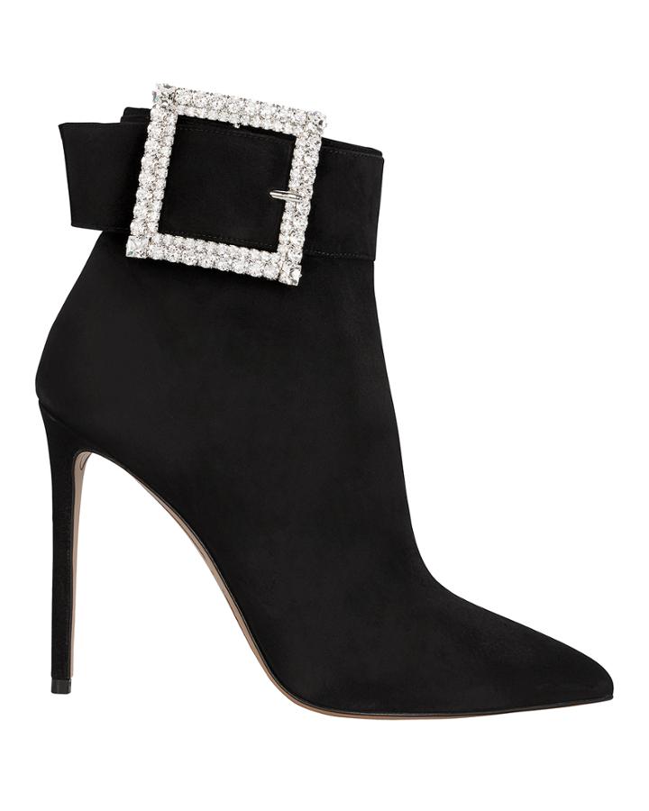 Alexandre Vauthier Yasmin Buckle Booties Black 38