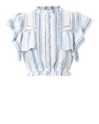 Love Shack Fancy Loveshackfancy Nora Ruffle Top Multi L