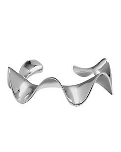 Arme De L'amour Ribbon Solid Silver-tone Bracelet