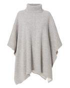Sofia Cashmere Double-face Turtleneck Poncho