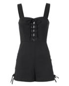 Exclusive For Intermix Jules Lace-up Romper