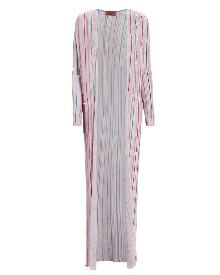 Missoni Lilac Lurex Striped Duster Lilac/stripe 42