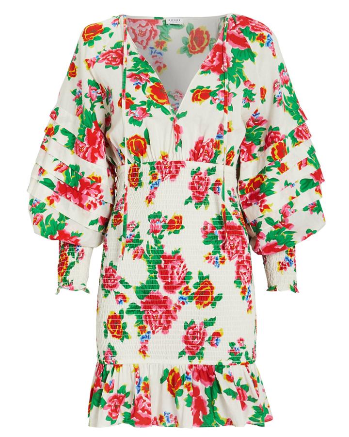 Rhode Resort Rhode Anya Dress White/floral L