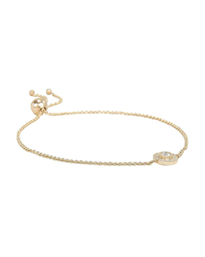 Zoe Chicco Pav Diamond Bolo Bracelet Gold 1size