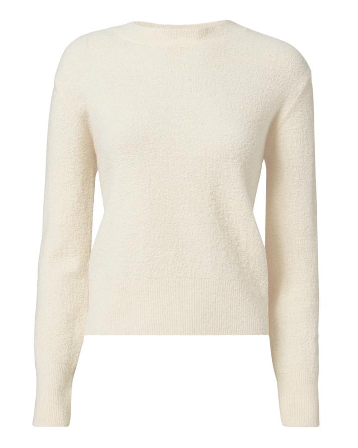 Vince Boucl Wool Pullover White M