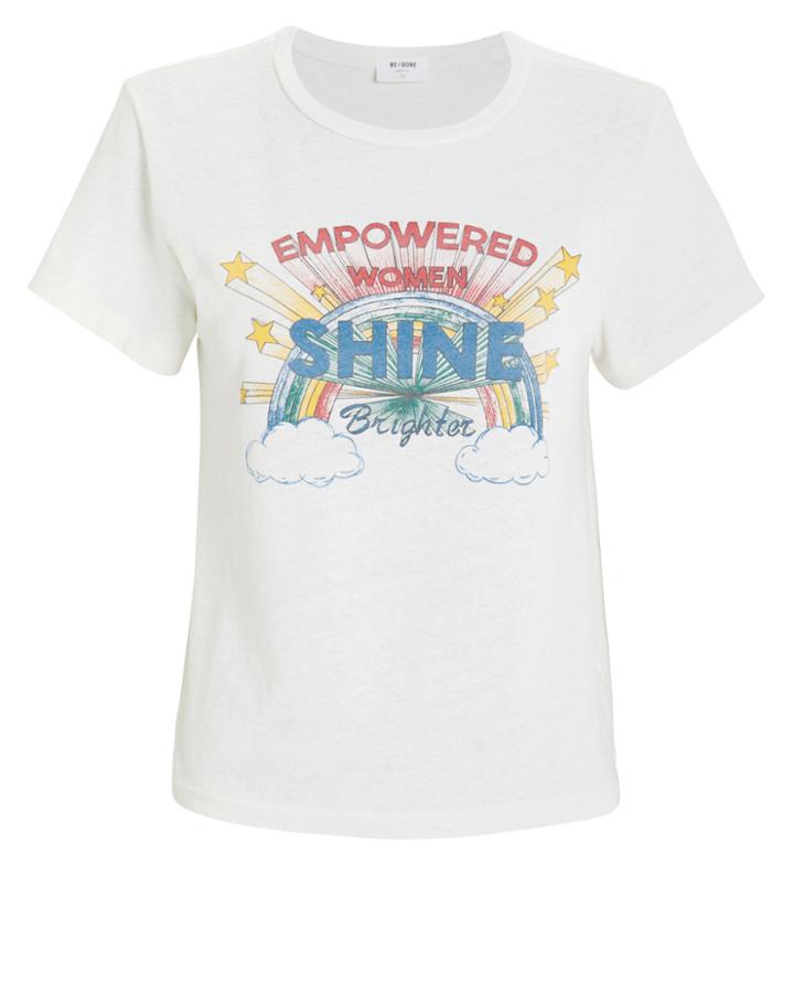 Re/done Shine T-shirt Ivory L