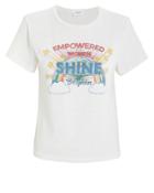 Re/done Shine T-shirt Ivory L