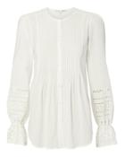 Veronica Beard Mili Eyelet Top White 4
