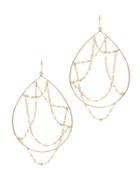Lana Jewelry Oval Web Hoop Earrings