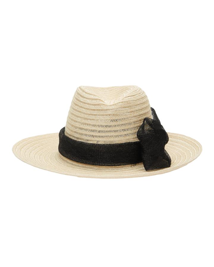 Eugenia Kim Dita Straw Fedora Beige 1size