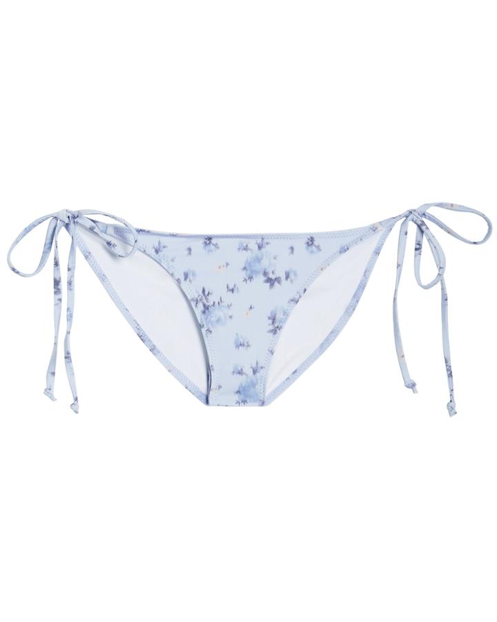 Love Shack Fancy Loveshackfancy Harbor Side Tie Floral Bikini Blue/floral S