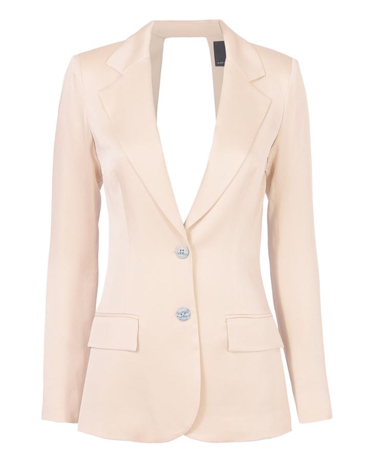 Marissa Webb Lois Backless Blazer Nude 2 P