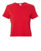 Re/done 1950s Boxy Red T-shirt Red-med P