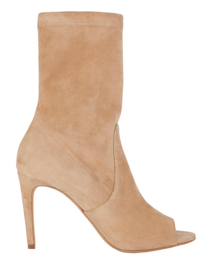 Jean-michel Cazabat Olaz Peep-toe Suede Booties