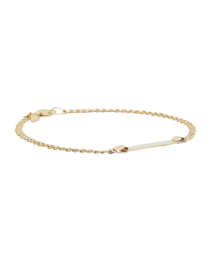 Loren Stewart Baby Monaco Id Bracelet Gold 1size