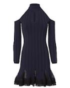 Jonathan Simkhai Cold Shoulder Combo Dress