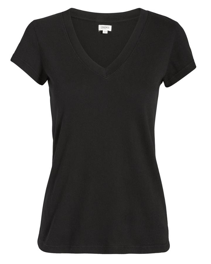 L'agence Becca Black T-shirt Black M