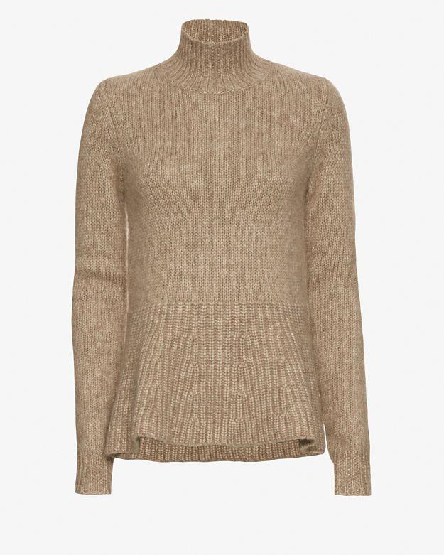 Derek Lam Peplum Hem Turtleneck