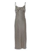 Shona Joy Duke Striped Slip Midi Dress Multi 12