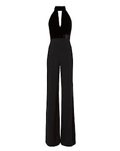 Alexis Dawn Velvet Combo Jumpsuit