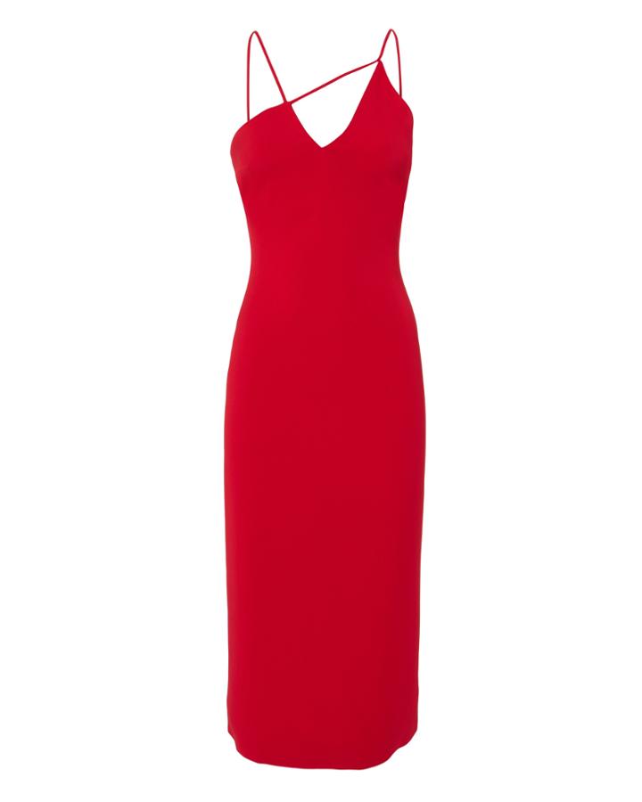 Cushnie Et Ochs Karina Red Pencil Dress Red 2